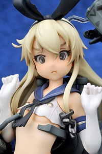 ques Q Kantai Collection -Kan Colle- Shimakaze Half-damage Ver. 1/8 PVC Figure