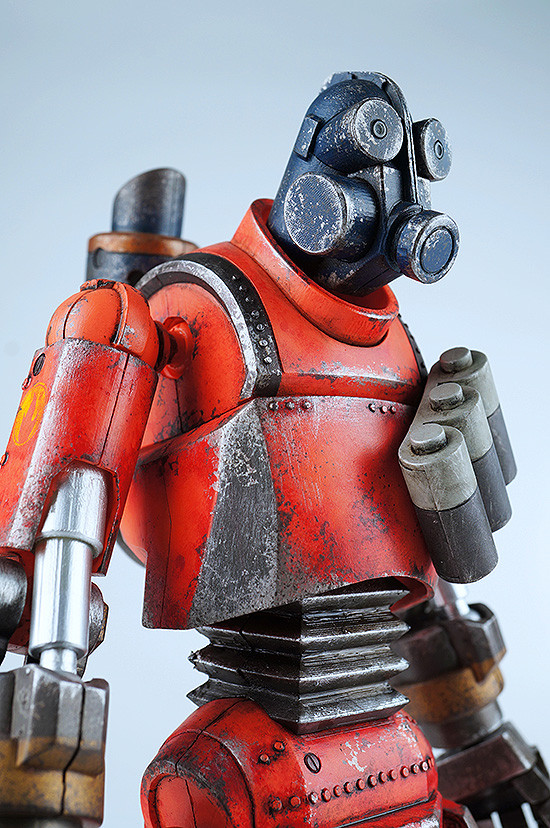 threeA Toys Team Fortress 2 Robot Pyro Red 1/6 Action Figure Figures & Plastic Kits Otaku HQ