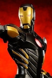 KOTOBUKIYA ARTFX+ IRON MAN MARVEL NOW! BLACK X GOLD 1/10 PVC Figure (2nd Production Run)