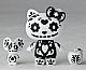 KAIYODO Revoltech Hello Kitty Black Skull Ver. gallery thumbnail