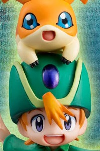 MegaHouse G.E.M. Series Digimon Adventure Takaishi Takeru & Patamon 1/10 PVC Figure 