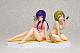 WAVE BEACH QUEENS No-rin Kinoshita Ringo & Nakazawa Minori with Wakadanna 1/10 PVC Figure Set gallery thumbnail