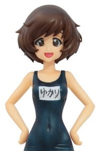 PLATZ Girls und Panzer Akiyama Yukari School Swimsuit Ver. 1/10 PVC Figure