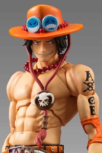 MegaHouse Variable Action Heroes ONE PIECE Portgas D. Ace Action Figure (Re-release)