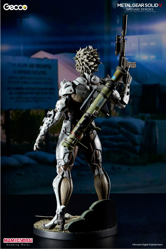Gecco Metal Gear Solid 5 Ground Zeroes Jamais Vu Mission Raiden White Armor Ver 1 6 Pvc Figure Figures Plastic Kits Otaku Hq