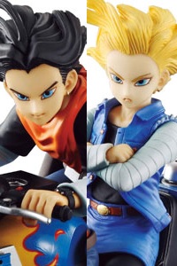 MegaHouse DESKTOP REAL McCOY Dragon Ball Z 04 Android No.17 & No.18 PVC Figure