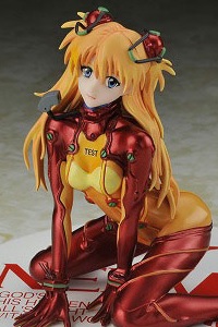 Aizu Project Evangelion 1.0 Shikinami Asuka Langley Test Plug Suit Ver.Metallic Red Type 1/7 Polystone Figure