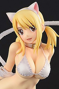 ORCATOYS FAIRY TAIL Lucy Heartfilia White Cat Gravure Style 1/6 PVC Figure