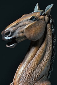KAIYODO KT Project KT-008 Takeya Style Jizai Okimono Horse Colour Edition