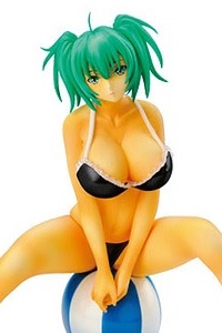 Aizu Project Ikki Tousen Extravaganza Epoch Ryofu Housen Beach Ver Black Miyazawa Model Distribution Limited 1/6 Polystone Figure