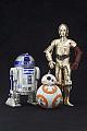 KOTOBUKIYA ARTFX+ Star Wars: The Force Awakens R2-D2 & C-3PO with BB-8 1/10 PVC Figure gallery thumbnail