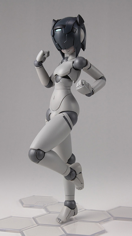 Android Robot Neoanthropinae Polynian MMM Shamrock Gray Action Figure 