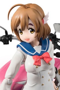 BANDAI SPIRITS S.H.Figuarts Sakura Hane (Uniform) & CB400 SUPER FOUR