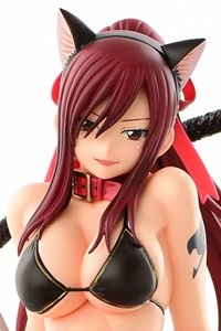 ORCATOYS FAIRY TAIL Erza Scarlet Black Cat Gravure Style 1/6 PVC Figure