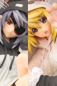 ALTER Infinite Stratos Laura & Charlotte Nekomimi Pajama 1/7 PVC Figure