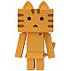 KAIYODO Sofubi Toy Box 006B Nyanboard [Tora] Soft Vinyl Figure gallery thumbnail