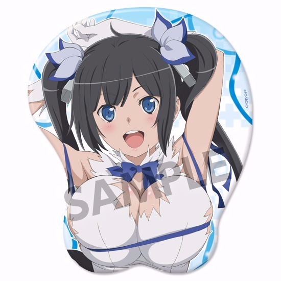 HOBBY STOCK Dungeon ni Deai o Motomeru no wa Machigatte Iru Darouka Hestia Oppai Mouse Pad