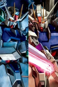 Gundam SEED MG 1/100 GAT-X105 Launcher/Sword Strike Gundam