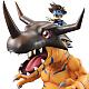 MegaHouse G.E.M. Series Digimon Adventure Graymon & Yagami Taichi Plastic Figure gallery thumbnail