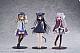 SUNDROPS Hoshizora Tetsudo to Shiro no Tabi Noir Neri Karuha Complete Set 1/7 Plastic Figure gallery thumbnail