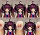 PLUM PMOA PlaFire Tohoku Kiritan Mini-figure Bundle Set 1/12 Plastic Kit gallery thumbnail
