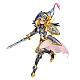 MegaHouse ART WORKS MONSTERS Yu-Gi-Oh! Duel Monsters Ryukishi Black Magician Girl Plastic Figure gallery thumbnail