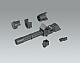 GOOD SMILE COMPANY (GSC) TITANOMACHA MODEROID Weapon Set 01 from TITANOMACHA SIDE:CE Plastic Kit gallery thumbnail