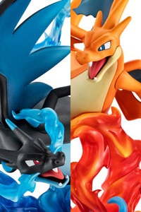 MegaHouse G.E.M.EX Series Pocket Monster Mega Charizard X & Mega Charizard Y Plastic Figure