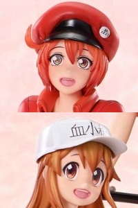 Prime 1 Studio PRISMA WING Hataraku Saibou!! Red Blood Cell & Platelet Plastic Figure