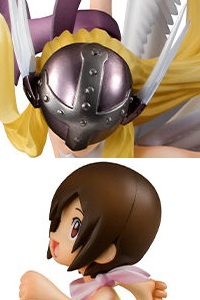 MegaHouse G.E.M. Series Digimon Adventure Angewomon & Yagami Hikari Plastic Figure (Re-release)