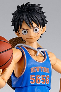 BANDAI SPIRITS S.H.Figuarts ONE PIECE x NBA Monkey D. Luffy -NEW YORK KNICKS ver.-