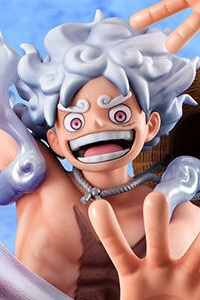 MegaHouse Portrait.Of.Pirates ONE PIECE Evolutionary History Monkey D Luffy "Gear 5" Plastic Figure MegaHouse Portrait.Of.Pirates ONE PIECE Evolutionary History Monkey D Luffy "Gear 5" Plastic Figure