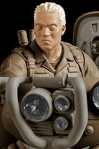 MAX FACTORY Ghost in the Shell (Gensaku) PLAMAX minimum factory MF-95 Batou with Tachikoma 1/20 Plastic Kit