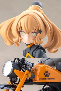 KOTOBUKIYA Megami Device PUNI MOFU Racing Tu with Honda Z50J-1 Monkey 1/1 Plastic Kit