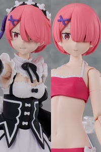 KADOKAWA PLASTIC MODEL SERIES Re:Zero -Starting Life in Another World- Ram DX Ver. Plastic Kit