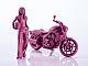 MAX FACTORY PLAMAX MF-101 Rider's portrait Honda Rebel 1100 Wine-red 1/20 Plastic Kit gallery thumbnail
