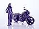 MAX FACTORY PLAMAX MF-101 Rider's portrait Honda Rebel 1100 Navy 1/20 Plastic Kit gallery thumbnail