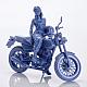 MAX FACTORY PLAMAX MF-103 Rider's portrait Honda FTR 223 Blue 1/20 Plastic Kit gallery thumbnail