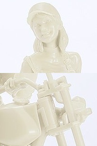 MAX FACTORY PLAMAX MF-103 Rider's portrait Honda FTR 223 White 1/20 Plastic Kit
