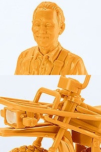 MAX FACTORY PLAMAX MF-104 Rider's portrait Honda MOTRA Yellow 1/20 Plastic Kit