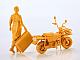 MAX FACTORY PLAMAX MF-104 Rider's portrait Honda MOTRA Yellow 1/20 Plastic Kit gallery thumbnail