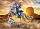MEDICOS ENTERTAINMENT Chozo Art Collection Anime JoJo's Bizarre Adventure Part.VII Steel Ball Run Johnny Joestar & Slow Dancer Plastic Figure gallery thumbnail