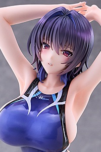 AMAKUNI Swimsuit Silhouette Kenzaki Kasumi Kyouei Mizugi Ver. design by Harukon 1/7 Plastic Figure