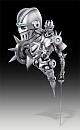 MEDICOS ENTERTAINMENT Super Figure Action JoJo's Bizarre Adventure Part III Silver Chariot Action Figure gallery thumbnail