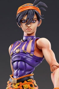MEDICOS ENTERTAINMENT Super Figure Action JoJo's Bizarre Adventure Part V Narancia Ghirga & As Action Figure (4th Production Run)