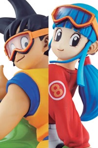 MegaHouse DESKTOP REAL McCOY Dragon Ball Z 05 Son Goku & Chi-Chi -Gentei Fukkoku Shiyou-ban- Plastic Figure (Re-release)